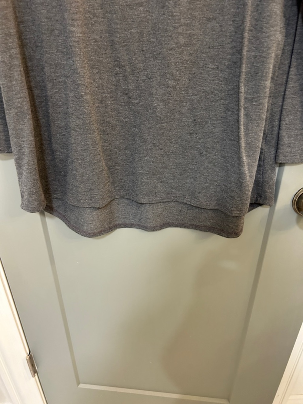 LuLaRoe Irma Women's Long Sleeve Scoop Neck Top - Gray - Picture 3 of 3